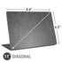 Elephant Print Grey Universal Laptop 11in (8.8 x 6.2in) Skin