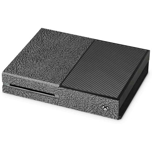 Elephant Print Grey Xbox One Console Skin