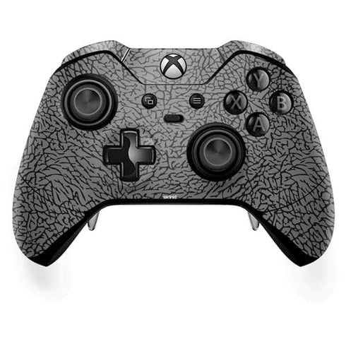 Elephant Print Grey Xbox One Elite Controller Skin
