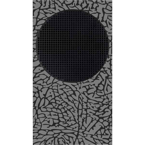 Elephant Print Grey Xbox Series S Console Skin