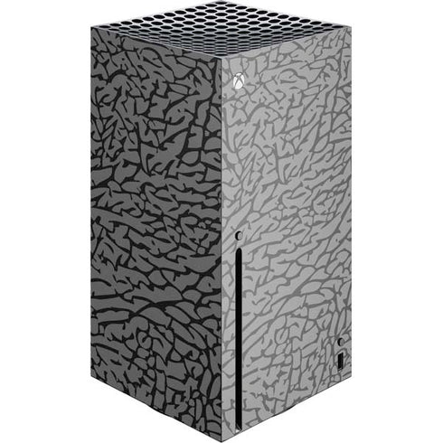 Elephant Print Grey Xbox Series X Console Skin