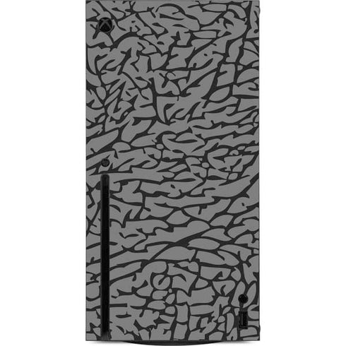 Elephant Print Grey Xbox Series X Console Skin