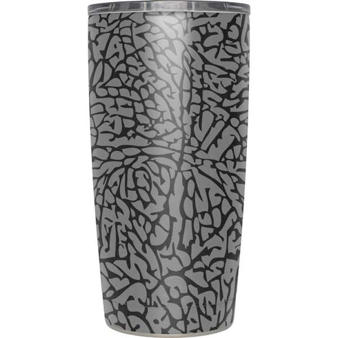 Elephant Print Grey Yeti 20oz Tumbler Skin