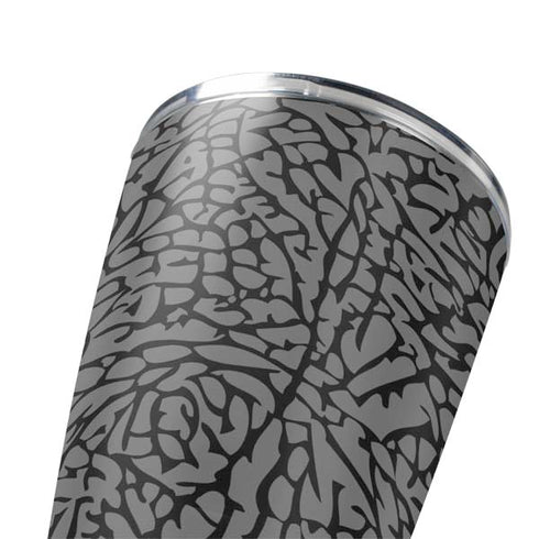 Elephant Print Grey Yeti 20oz Tumbler Skin