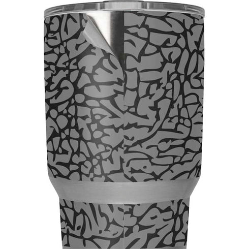 Elephant Print Grey Yeti 20oz Tumbler Skin