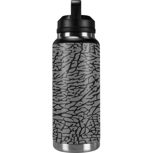 Elephant Print Grey YETI Rambler 36oz Bottle Skin