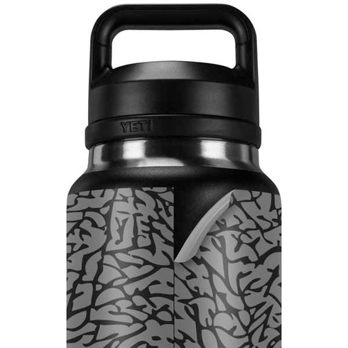 Elephant Print Grey YETI Rambler 36oz Bottle Skin