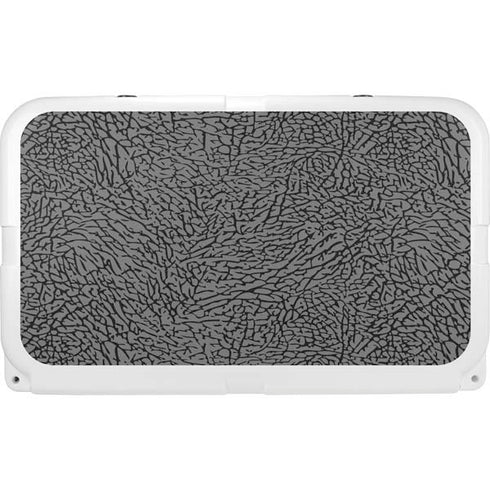 Elephant Print Grey YETI Tundra 45 Hard Cooler Skin