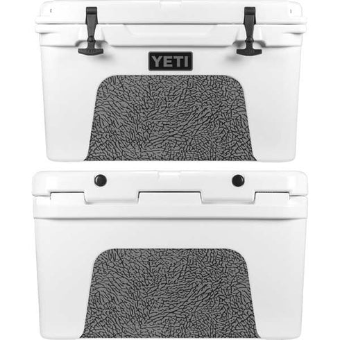 Elephant Print Grey YETI Tundra 45 Hard Cooler Skin