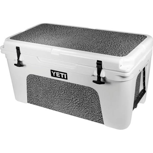 Elephant Print Grey YETI Tundra 65 Hard Cooler Skin