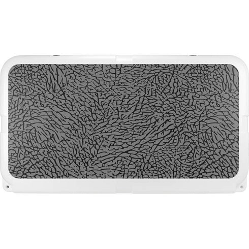 Elephant Print Grey YETI Tundra 75 Hard Cooler Skin