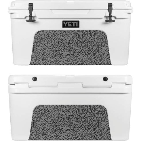 Elephant Print Grey YETI Tundra 75 Hard Cooler Skin