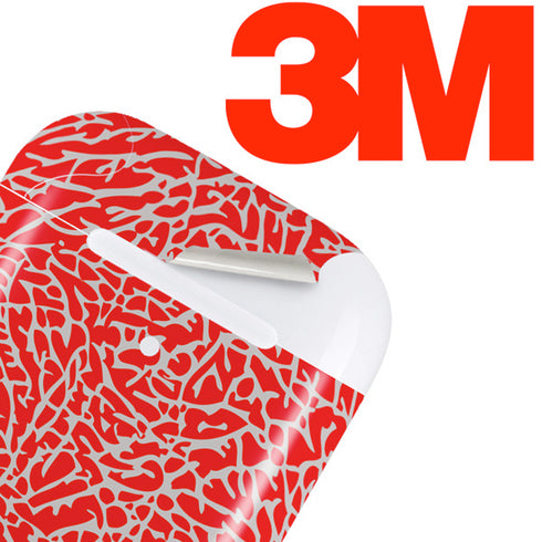 Elephant Print Red Apple AirPods 2 Skin