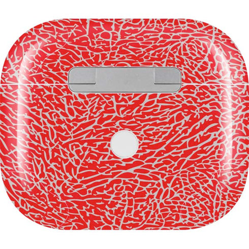 Elephant Print Red Apple AirPods (3rd Gen 2021) Skin