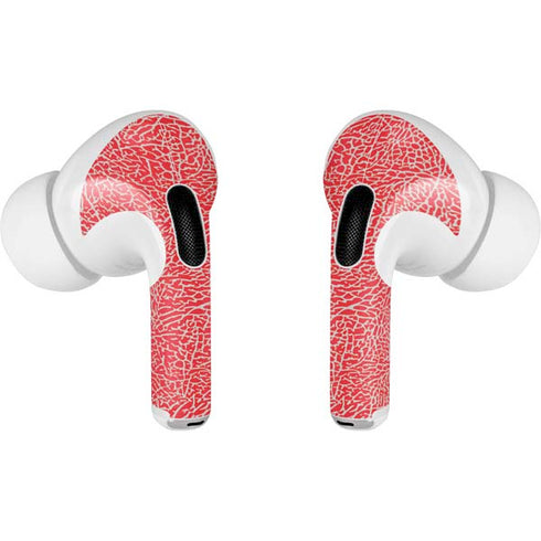 Elephant Print Red Apple AirPods Pro Skin