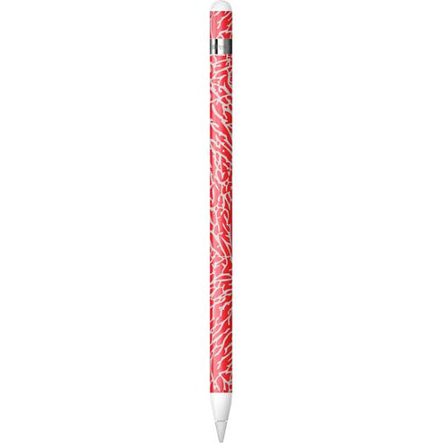 Elephant Print Red Apple Pencil (1st Gen, 2017) Skin