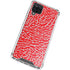 Elephant Print Red Galaxy A12 Clear Case