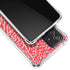 Elephant Print Red Galaxy A52 5G Clear Case