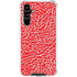 Elephant Print Red Galaxy A54 5G Clear Case