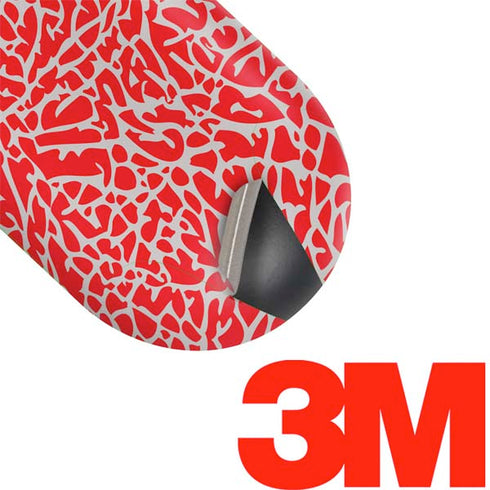 Elephant Print Red Galaxy Buds Skin