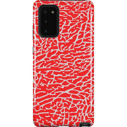 Elephant Print Red Galaxy Note20 5G Pro Case