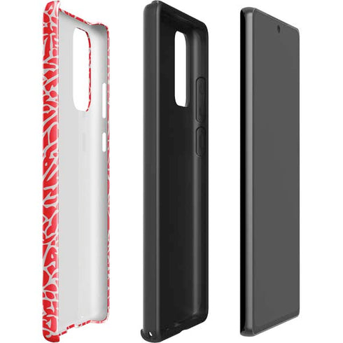 Elephant Print Red Galaxy Note20 5G Pro Case