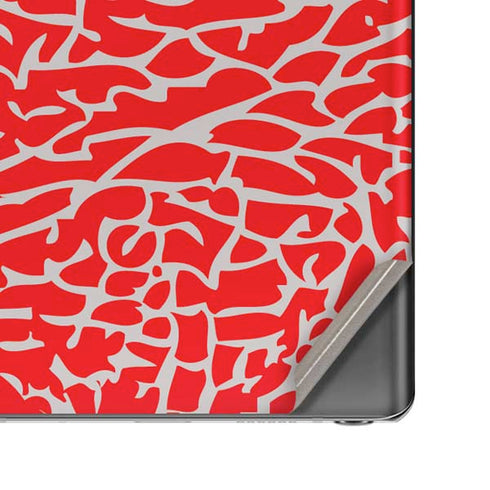 Elephant Print Red Galaxy Note20 5G Skin