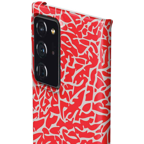 Elephant Print Red Galaxy Note20 Ultra 5G Lite Case