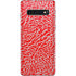 Elephant Print Red Galaxy S10 Skin