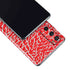 Elephant Print Red Galaxy S20 Fan Edition Skin