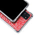 Elephant Print Red Galaxy S20 FE Clear Case