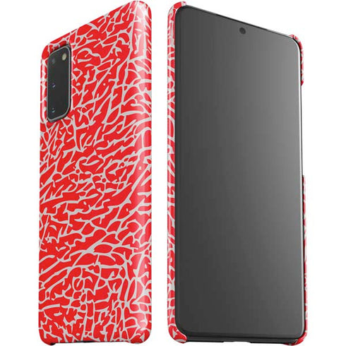 Elephant Print Red Galaxy S20 Lite Case