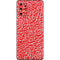 Elephant Print Red Galaxy S20 Plus Skin