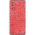 Elephant Print Red Galaxy S20 Skin