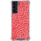 Elephant Print Red Galaxy S21 5G Clear Case