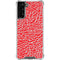 Elephant Print Red Galaxy S21 FE Clear Case