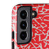 Elephant Print Red Galaxy S22 Pro Case