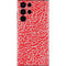 Elephant Print Red Galaxy S22 Ultra Skin