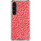 Elephant Print Red Galaxy S23 Clear Case
