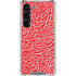 Elephant Print Red Galaxy S23 Clear Case
