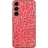 Elephant Print Red Galaxy S23 FE Skin