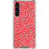 Elephant Print Red Galaxy S23 Plus Clear Case