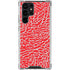 Elephant Print Red Galaxy S24 Ultra Clear Case
