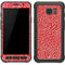 Elephant Print Red Galaxy S7 Active Skin