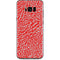 Elephant Print Red Galaxy S8 Skin
