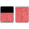 Elephant Print Red Galaxy Z Flip4 5G Skin