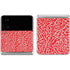 Elephant Print Red Galaxy Z Flip4 5G Skin