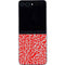 Elephant Print Red Galaxy Z Flip5 5G Skin