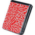 Elephant Print Red Galaxy Z Flip5 5G Skin