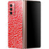 Elephant Print Red Galaxy Z Fold2 5G Skin